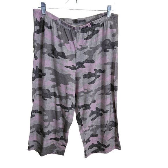 Lot Of 2 Lightweight Camo Capris Pajama Sets Size XL - Picture 7 of 9
